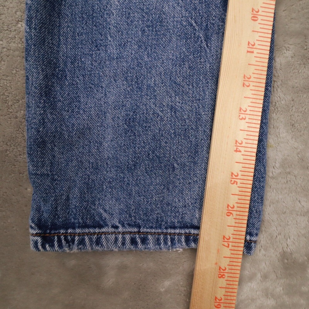 We The Free Women's High Rise Medium Wash Distressed Straight Leg Jeans size 29 - Picture 6 of 12